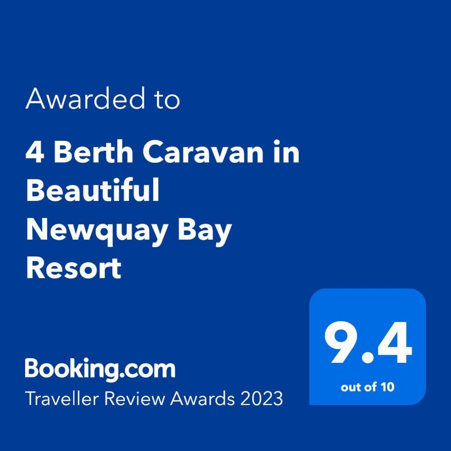 4 Berth Couples And Family Caravan In Beautiful Newquay Bay Resort Eksteriør billede